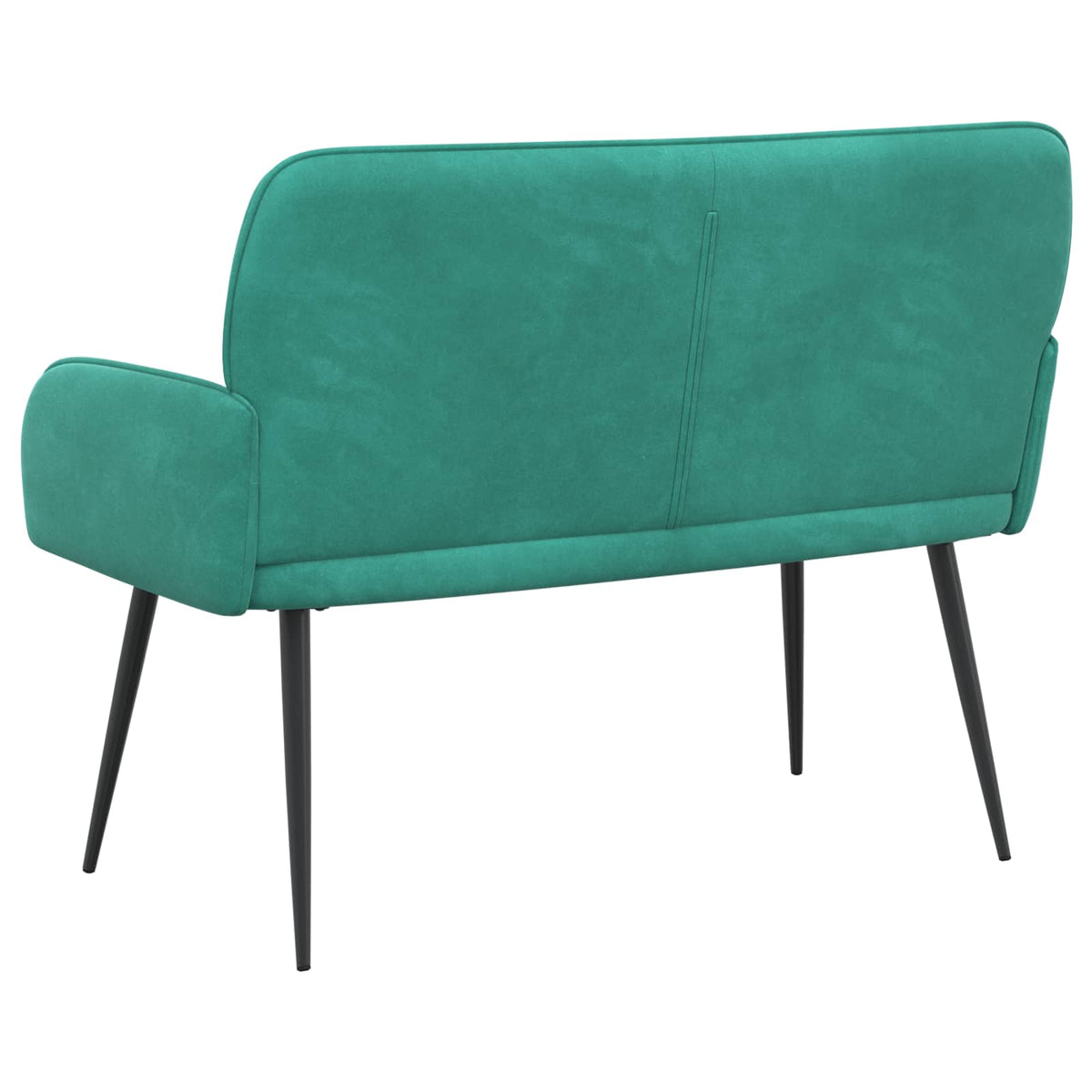 2 Seater Sofa with Metal Legs 2-Seater Turquoise Velvet