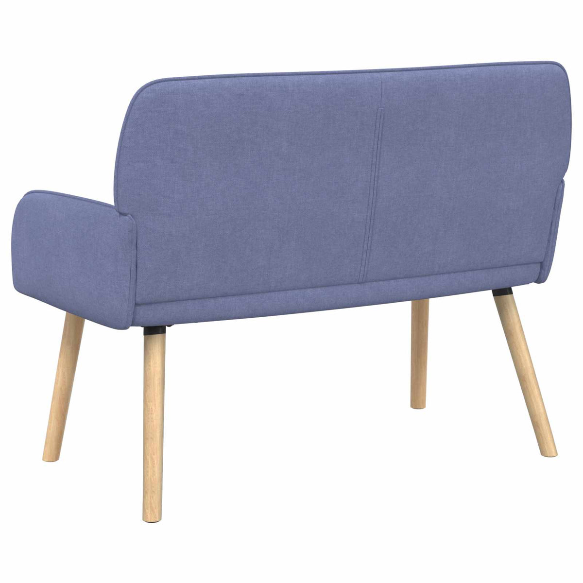 2 Seater Sofa with Solid Wood Legs 2-Seater Jeans Blue