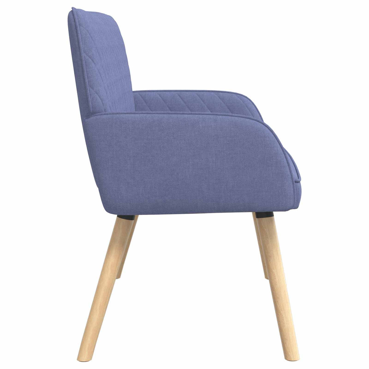 2 Seater Sofa with Solid Wood Legs 2-Seater Jeans Blue