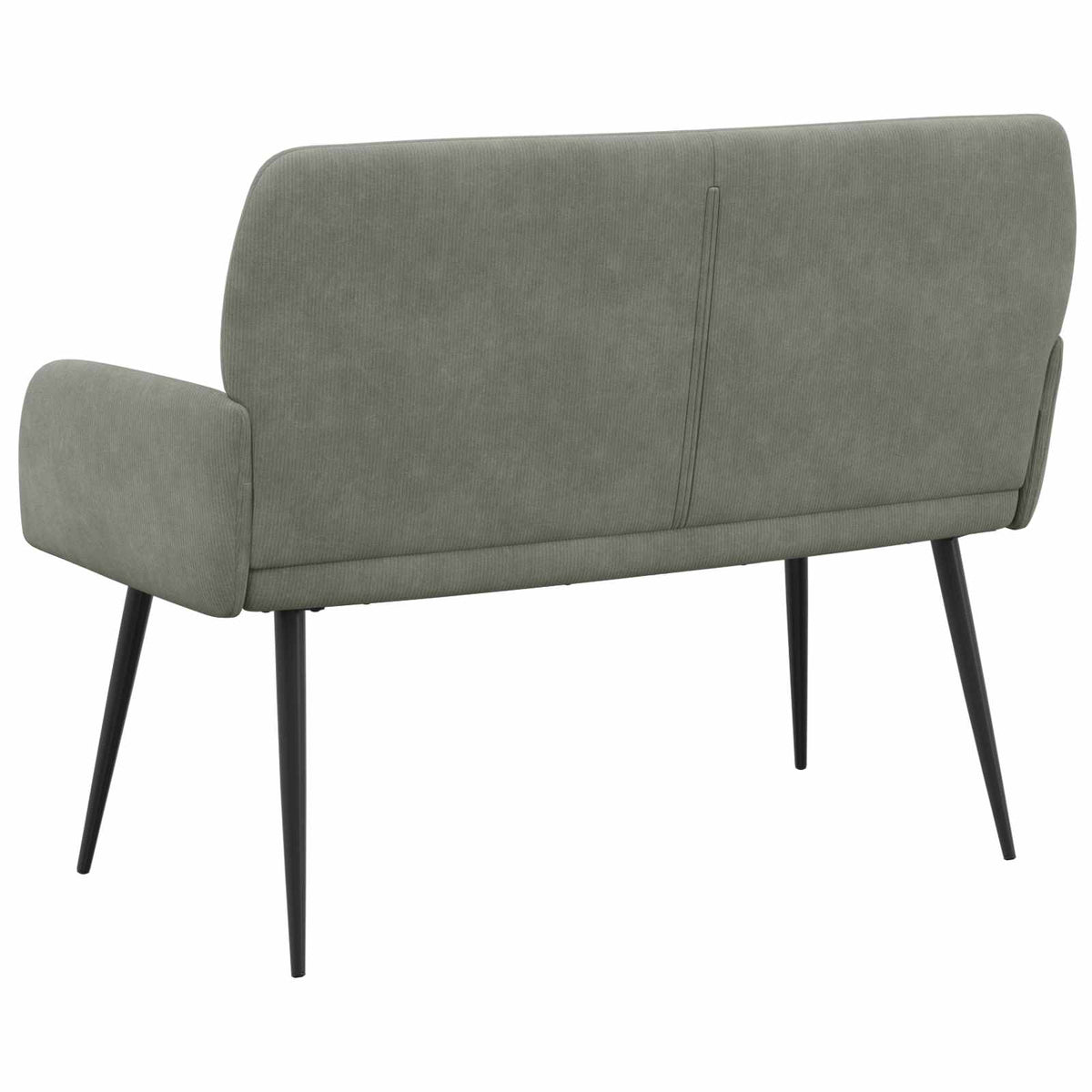 2 Seater Sofa with Metal Legs 2-Seater Light Grey