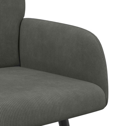 2 Seater Sofa with Metal Legs 2-Seater Dark Grey