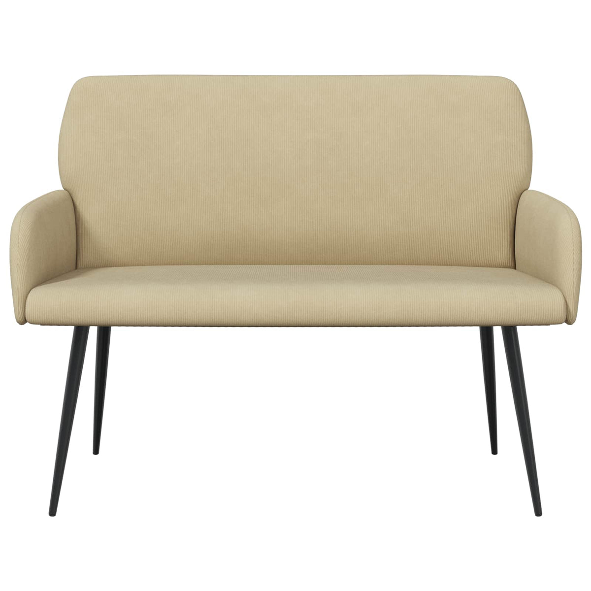 2 Seater Sofa with Metal Legs 2-Seater Grey Green