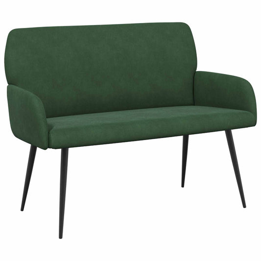 2 Seater Sofa with Metal Legs 2-Seater Dark Green