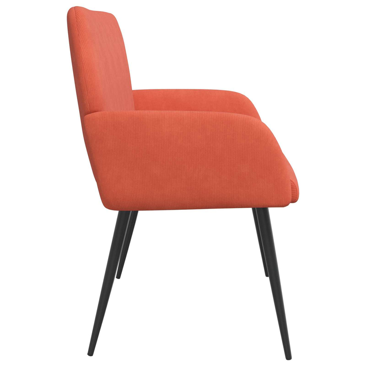 2 Seater Sofa with Metal Legs 2-Seater Red Orange