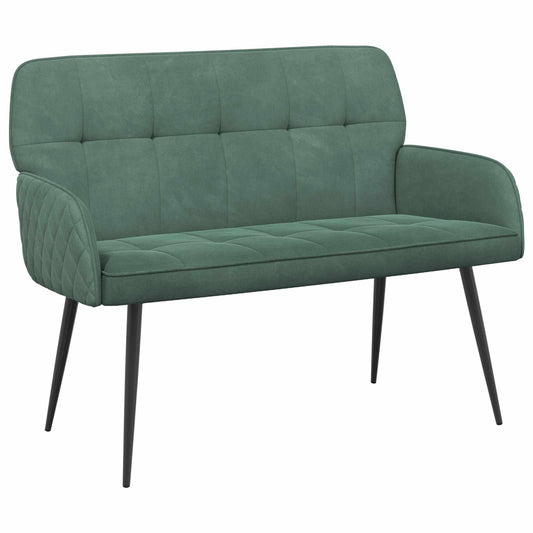 2 Seater Sofa with Metal Legs 2-Seater Sea Green Velvet