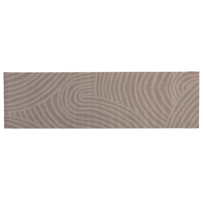 Kitchen Rug Brown Scandinavian 180 x 60 cm 100% Polyamide