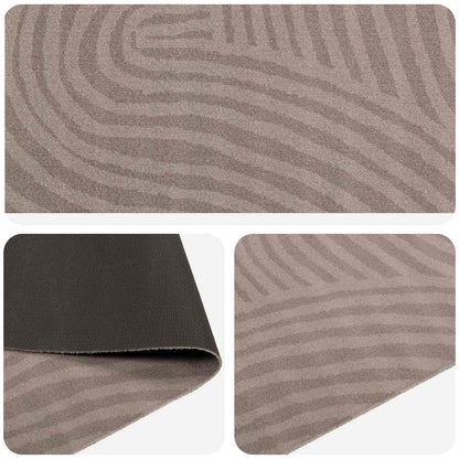 Kitchen Rug Brown Scandinavian 300 x 60 cm 100% Polyamide