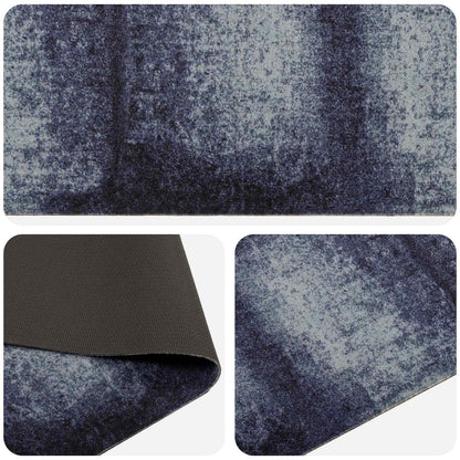 Kitchen Rug Blue Shade 180 x 60 cm 100% Polyamide Washable