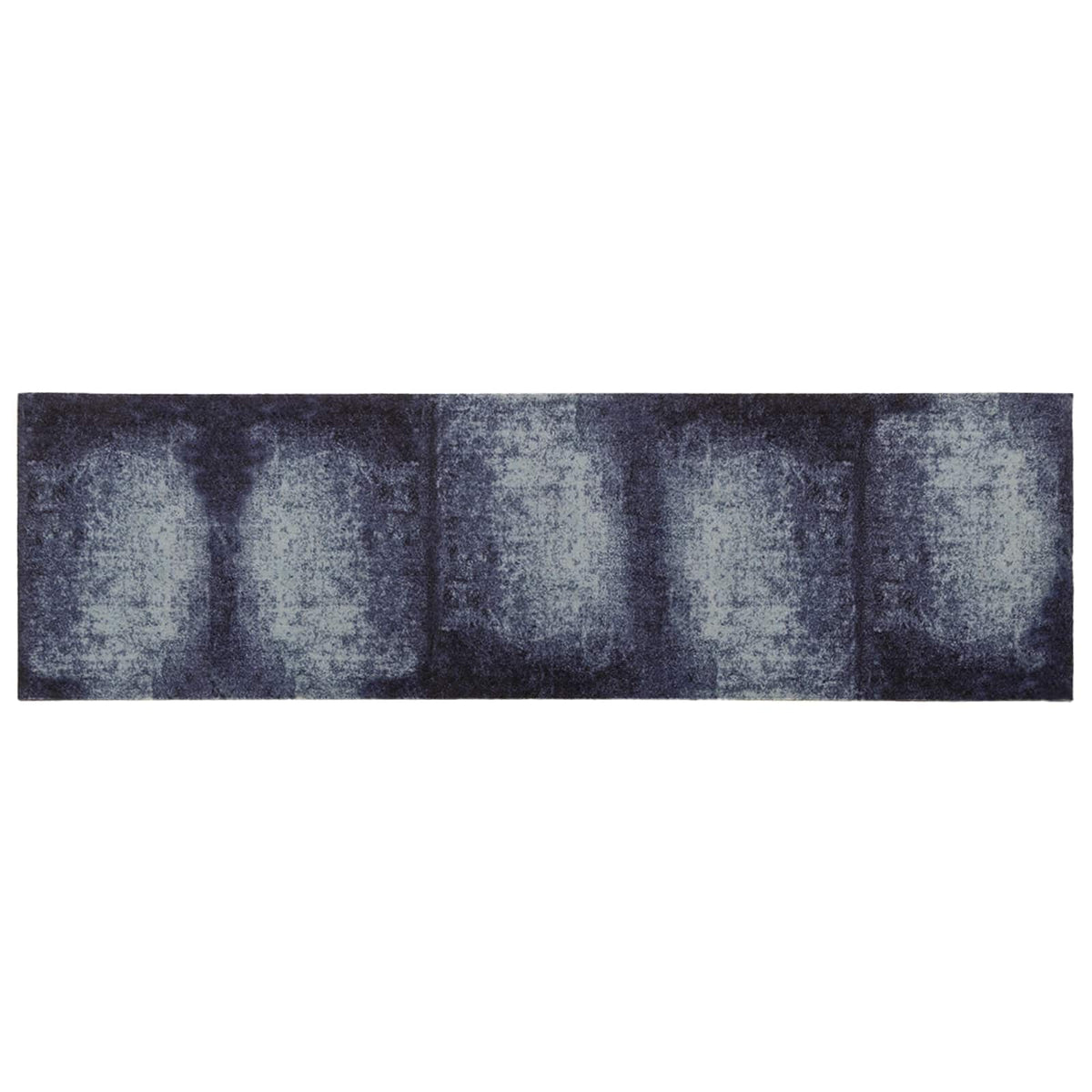 Kitchen Rug Blue Shade 300 x 60 cm 100% Polyamide Washable