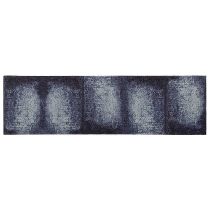 Kitchen Rug Blue Shade 300 x 60 cm 100% Polyamide Washable