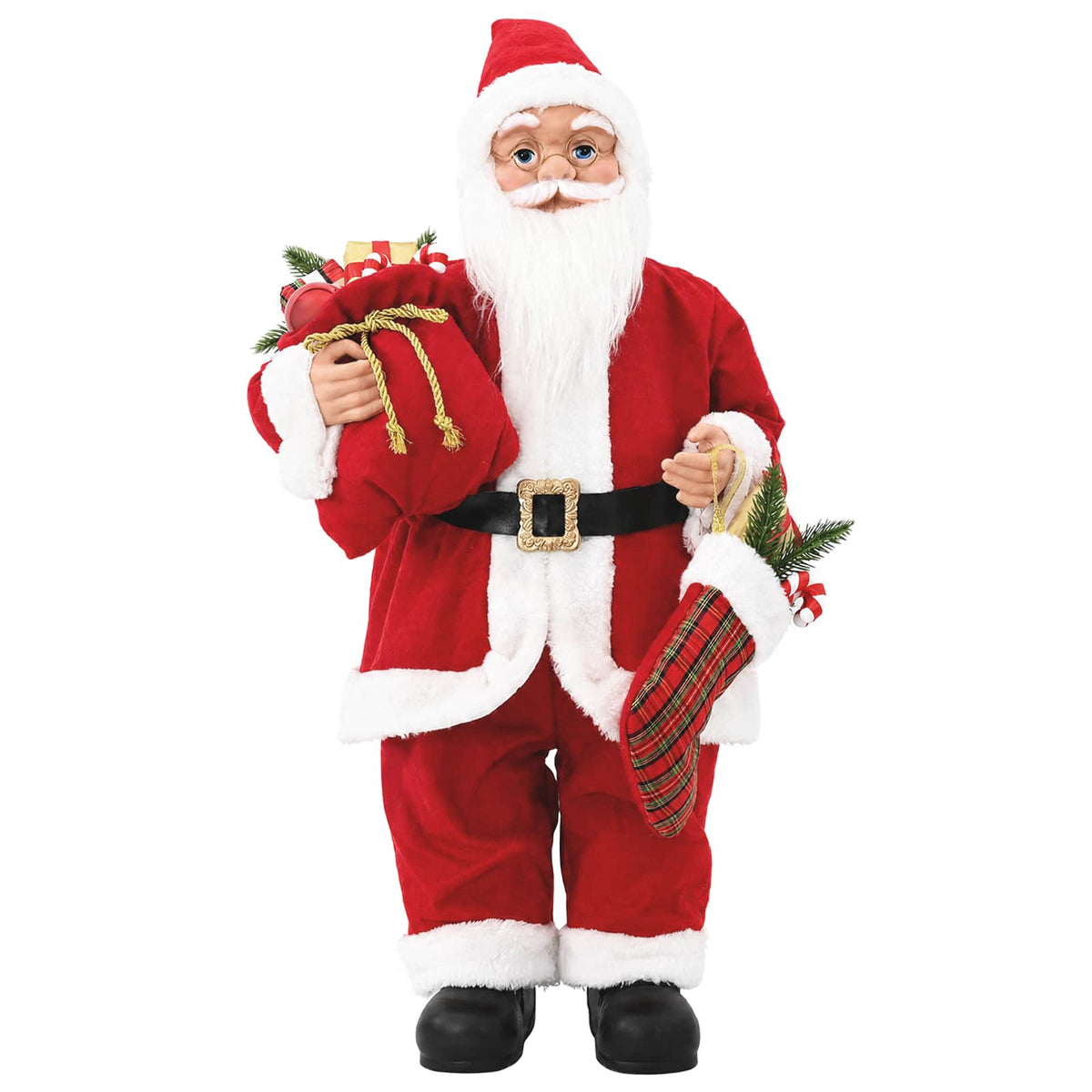 Santa Claus Figure Red 46 cm Polyester