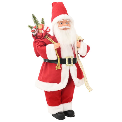 Santa Claus Figure Red 46 cm Polyester