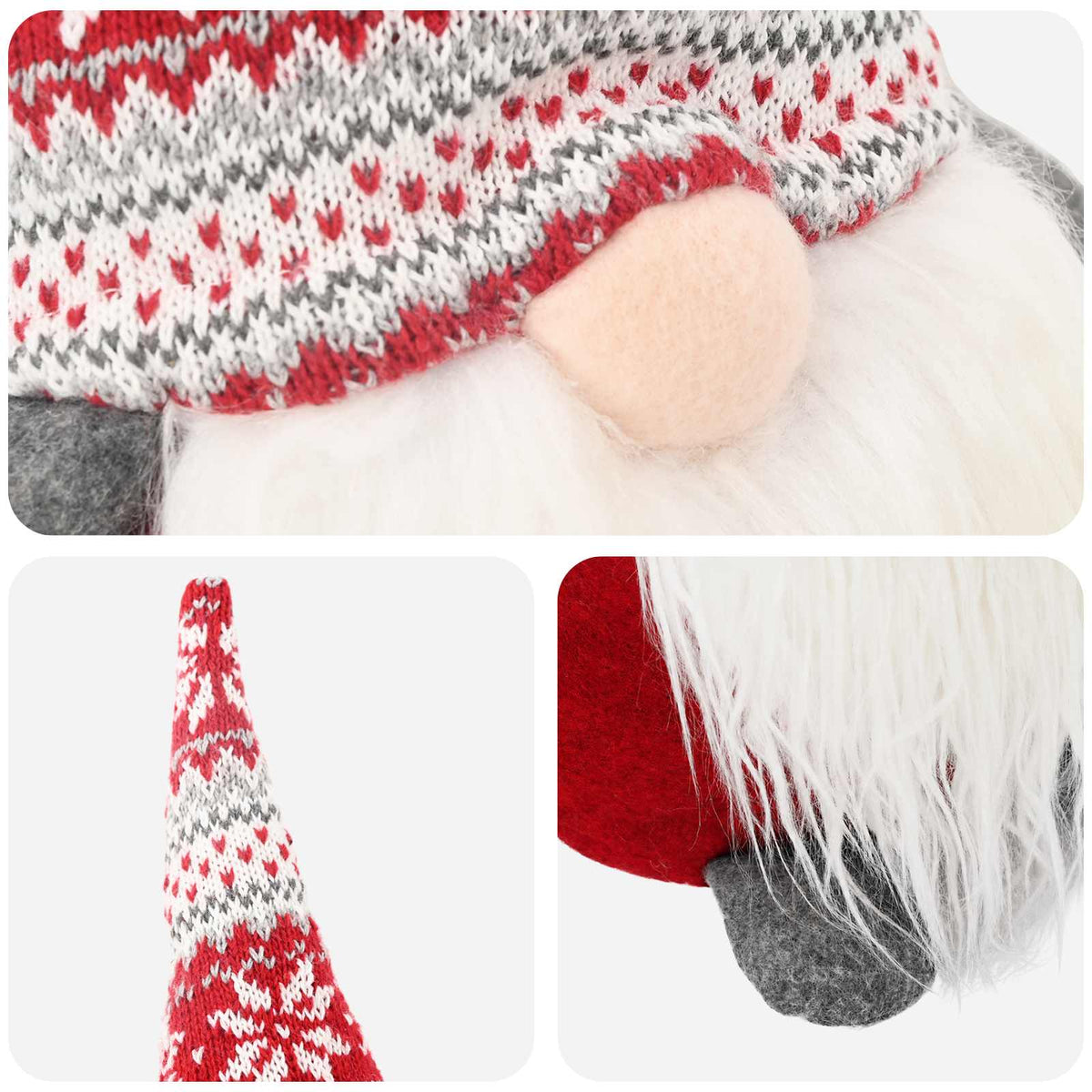 Christmas Gnome Red 45 cm Polyester