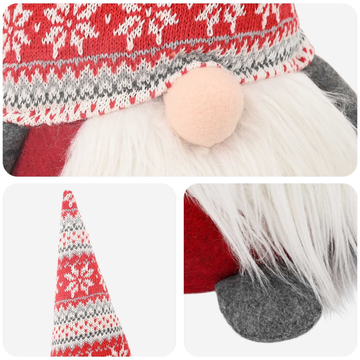 Christmas Gnome Red 60 cm Polyester