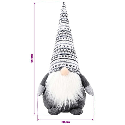 Christmas Gnome Grey 45 cm Polyester