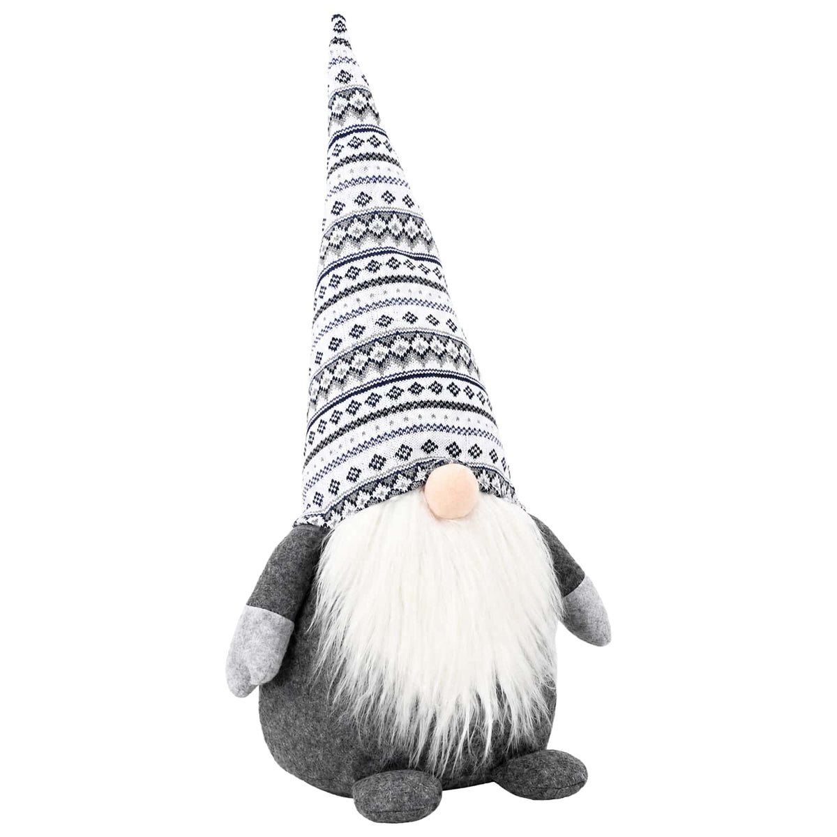 Christmas Gnome Grey 80 cm Polyester