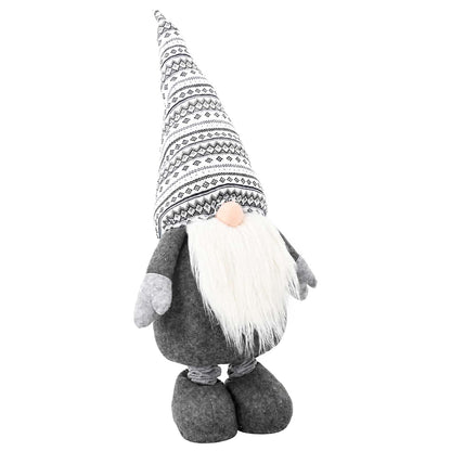 Christmas Gnome with Extendable Legs Grey 130 cm Polyester