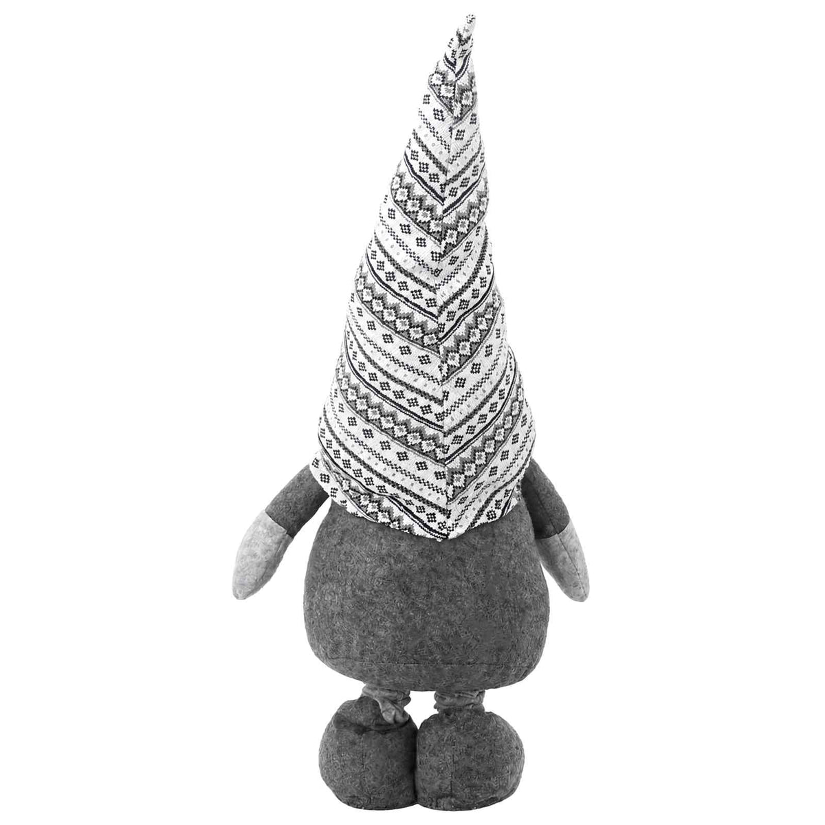 Christmas Gnome with Extendable Legs Grey 130 cm Polyester