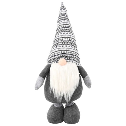 Christmas Gnome with Extendable Legs Grey 130 cm Polyester