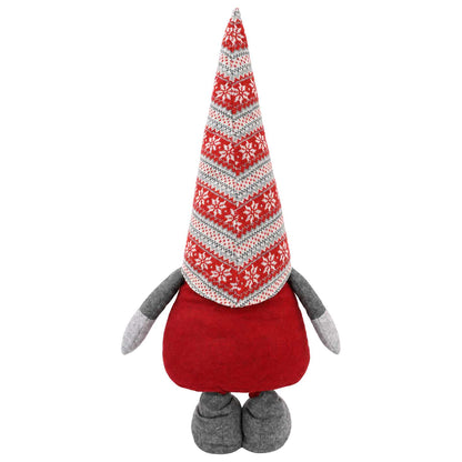 Christmas Gnome with Extendable Legs Red 130 cm Polyester