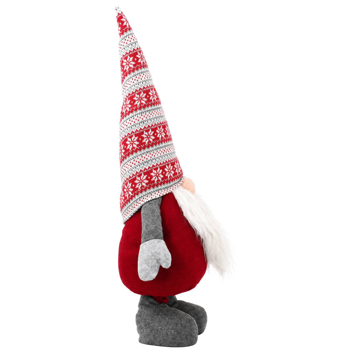 Christmas Gnome with Extendable Legs Red 130 cm Polyester