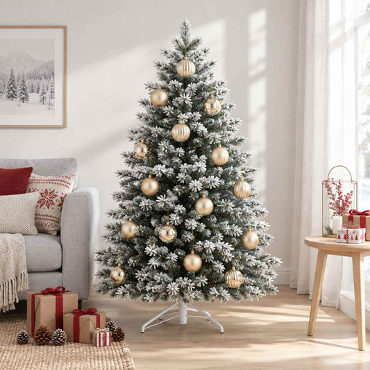 Christmas Ball Set XL 15 pcs Gold Dia. 10 cm Plastic