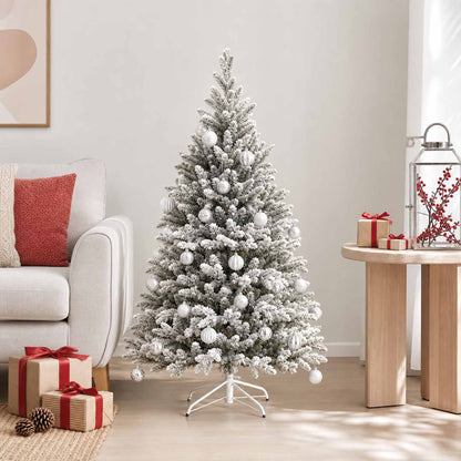 Christmas Ball Set 88 pcs Silver Ø 6 cm Plastic