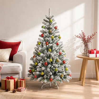 Christmas Ball Set 30 pcs Light Green Ø 6 cm Plastic