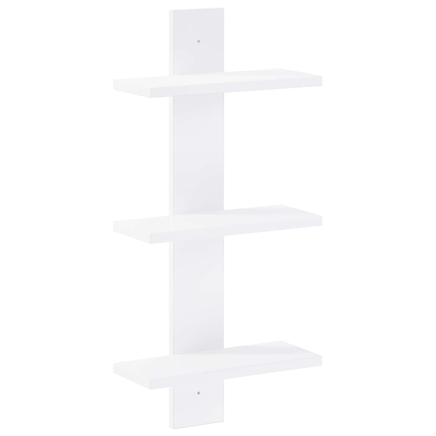 Wall Shelf White 30 x 13.5 x 64.5 cm Engineered Wood