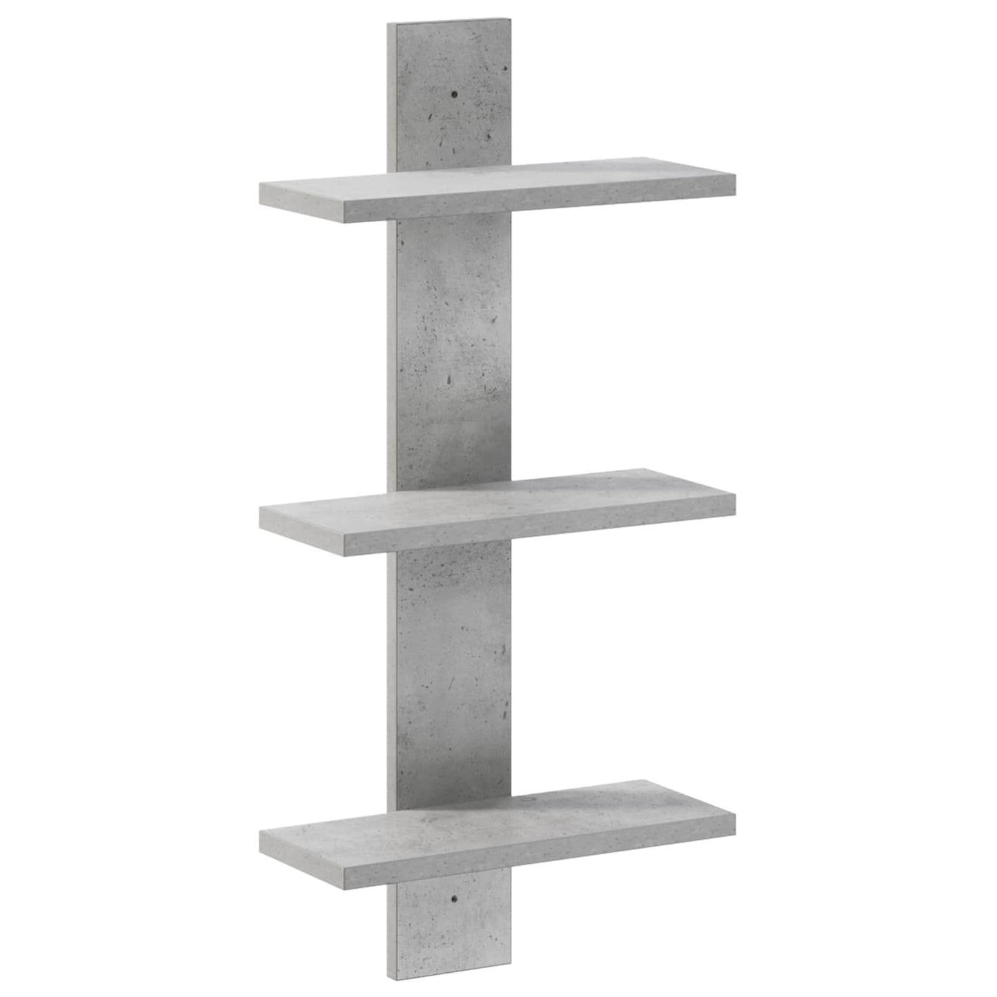 Wall Shelf Concrete Grey 30 x 13.5 x 64.5 cm Engineered Wood