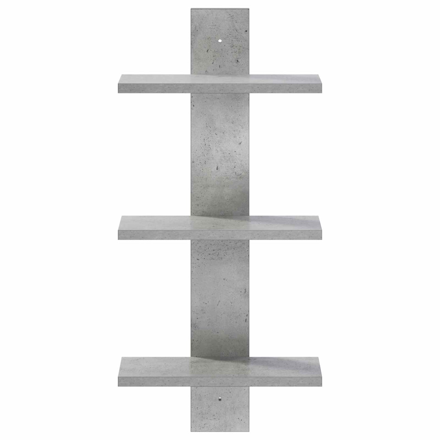 Wall Shelf Concrete Grey 30 x 13.5 x 64.5 cm Engineered Wood