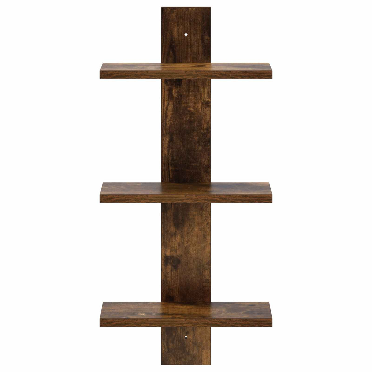 Wall Shelf Smoked Oak 30 x 13.5 x 64.5 cm Engineered Wood