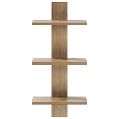 Wall Shelf Artisan Oak 30 x 13.5 x 64.5 cm Engineered Wood