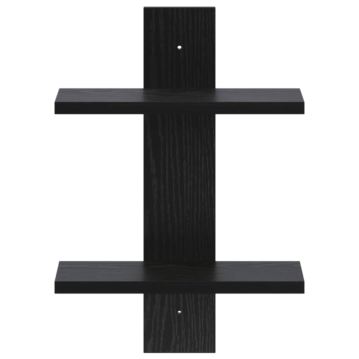 Wall Shelf Black Oak 30 x 13.5 x 43 cm Engineered Wood