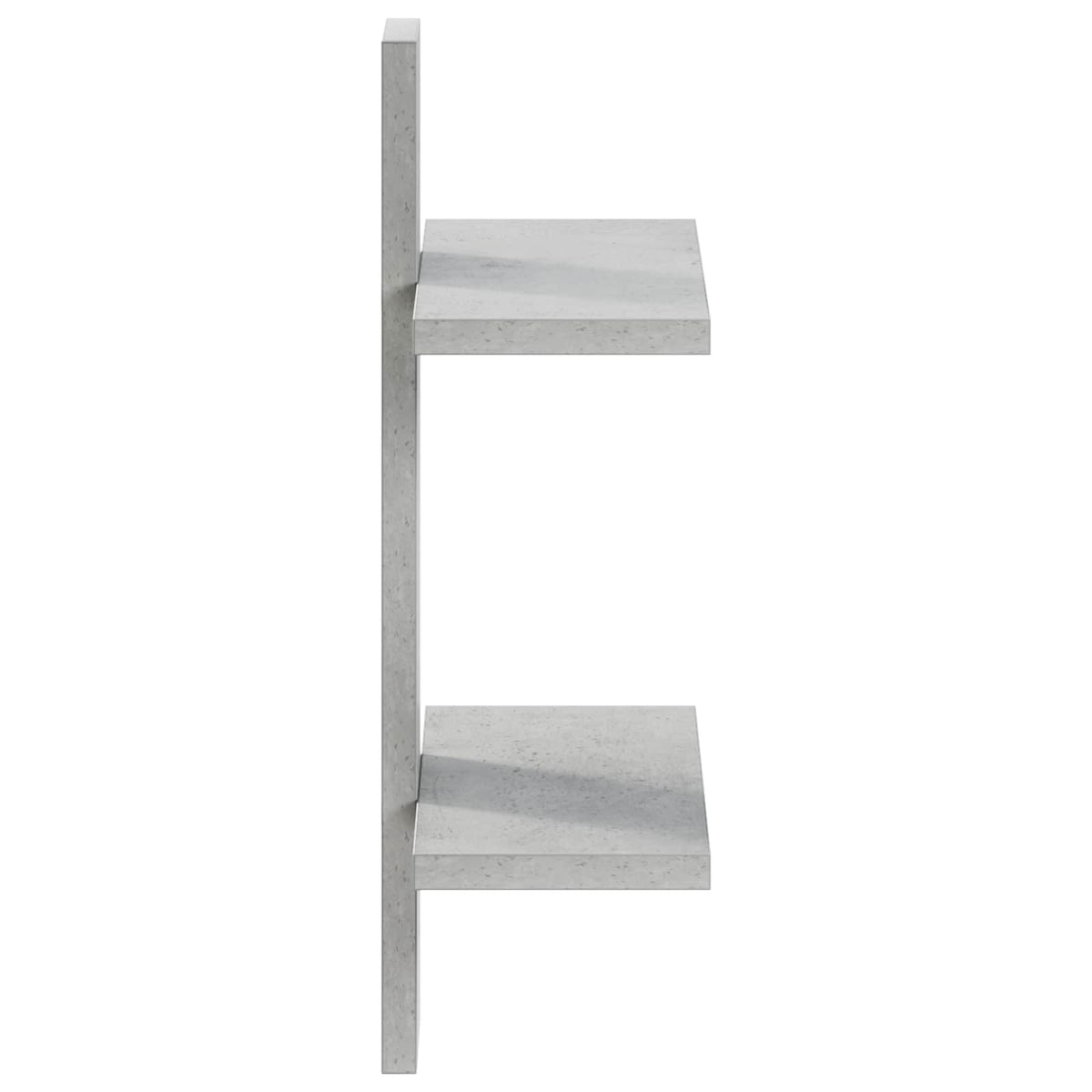 Wall Shelf Concrete Grey 30 x 13.5 x 43 cm Engineered Wood