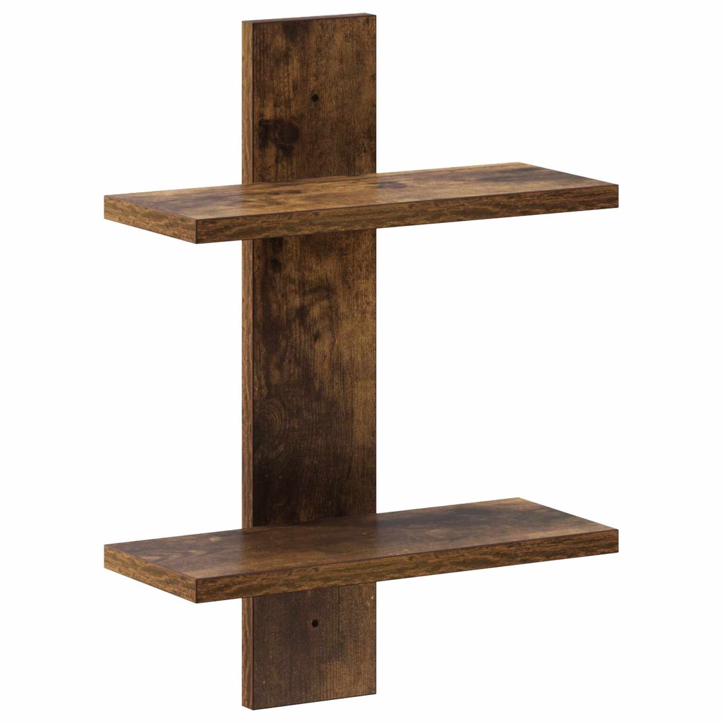 Wall Shelf Smoked Oak 30 x 13.5 x 43 cm Engineered Wood