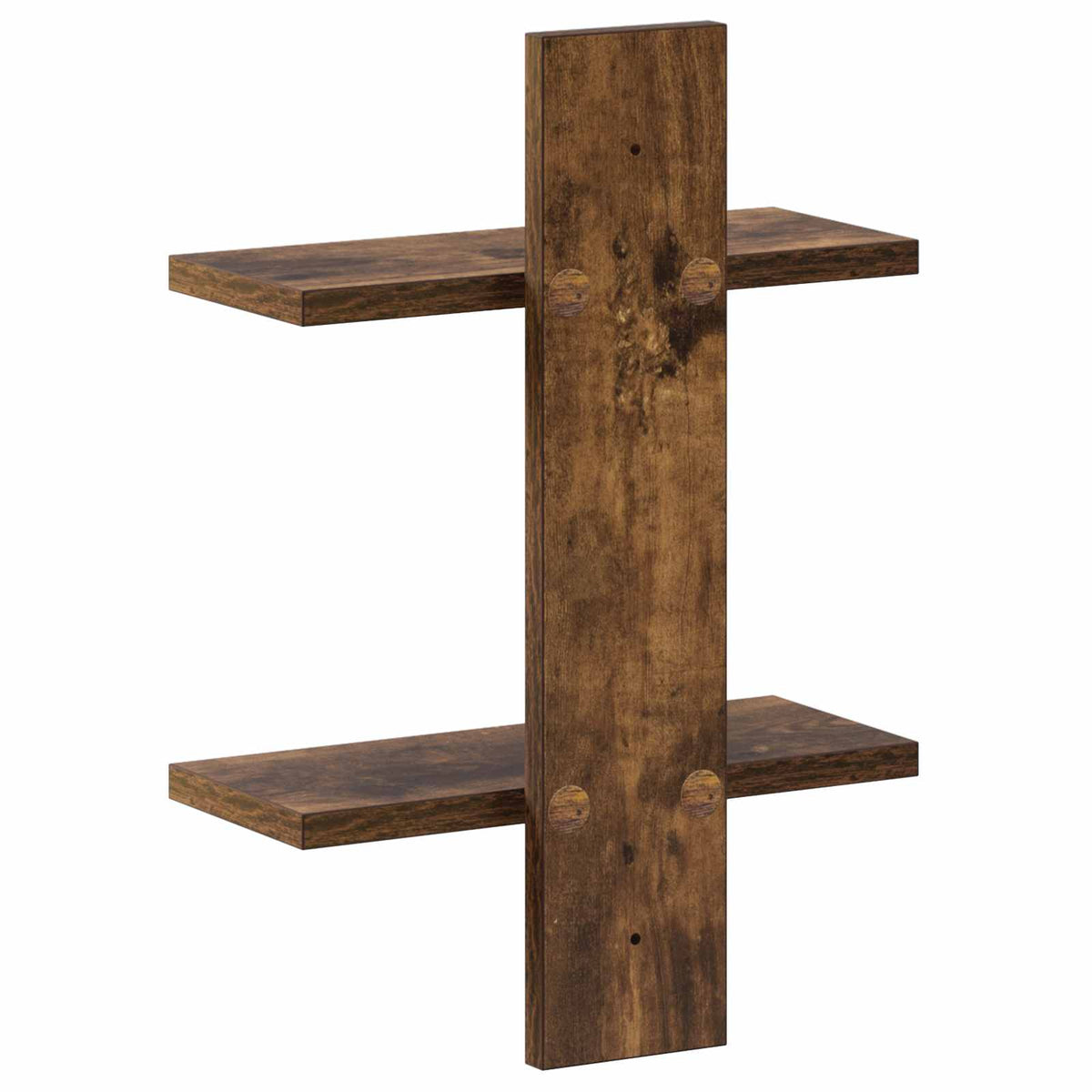 Wall Shelf Smoked Oak 30 x 13.5 x 43 cm Engineered Wood