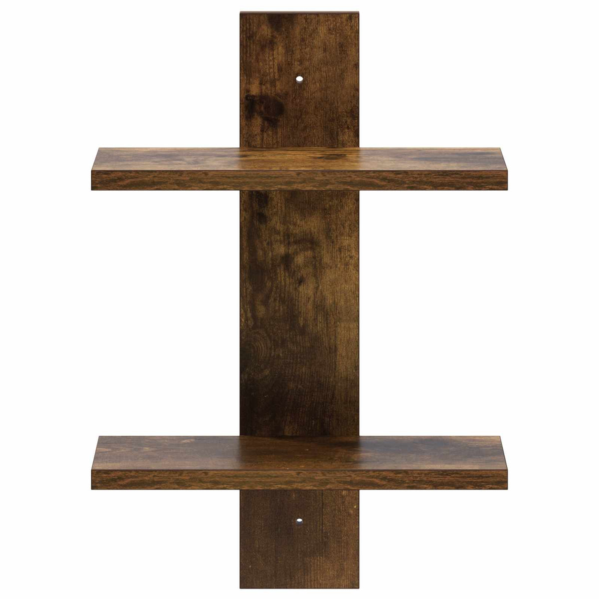Wall Shelf Smoked Oak 30 x 13.5 x 43 cm Engineered Wood