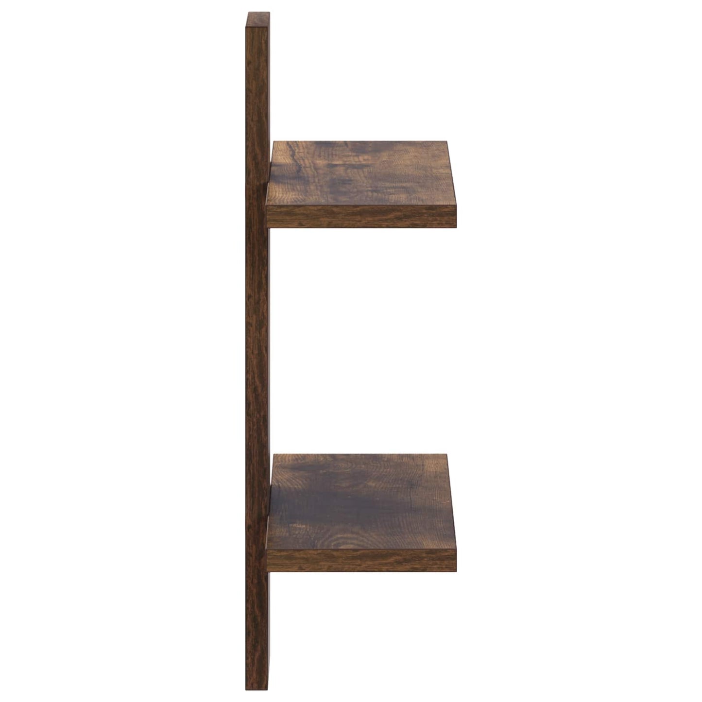Wall Shelf Smoked Oak 30 x 13.5 x 43 cm Engineered Wood
