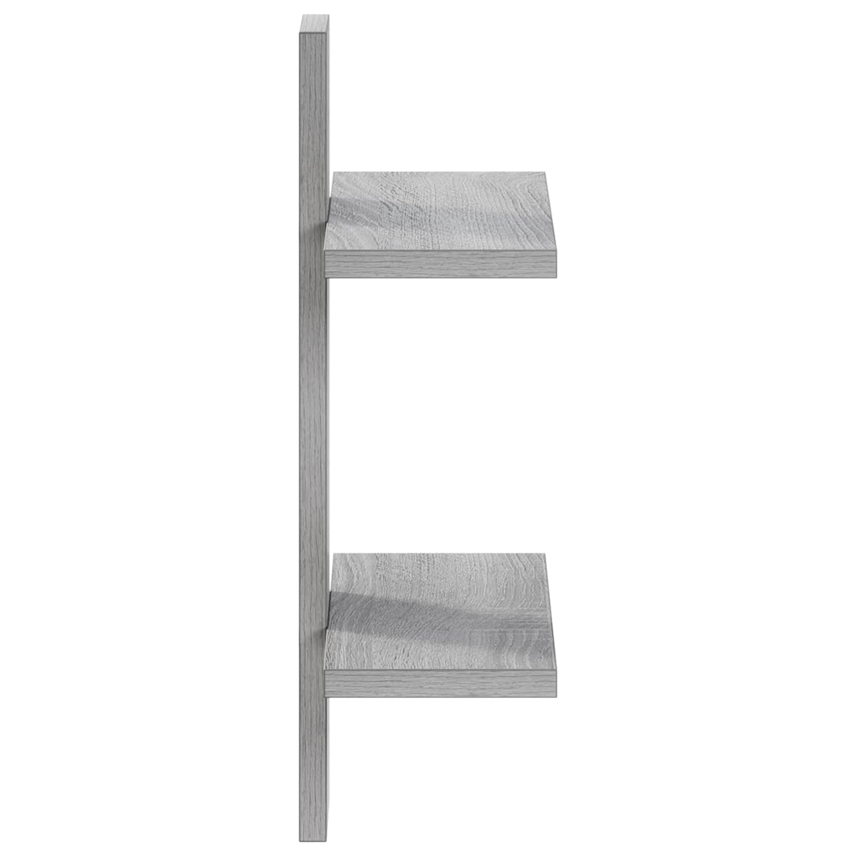 Wall Shelf Grey Sonoma 30 x 13.5 x 43 cm Engineered Wood