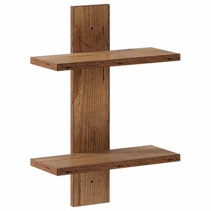 Wall Shelf Old Wood 30 x 13.5 x 43 cm Engineered Wood