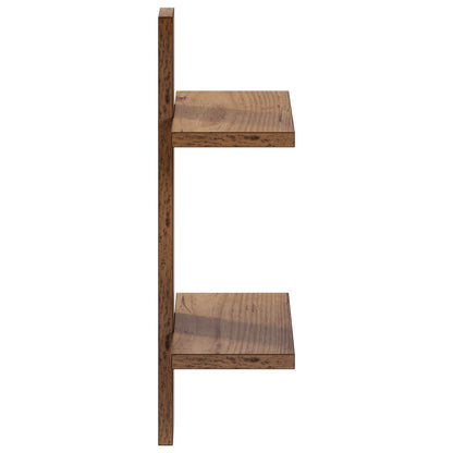 Wall Shelf Old Wood 30 x 13.5 x 43 cm Engineered Wood