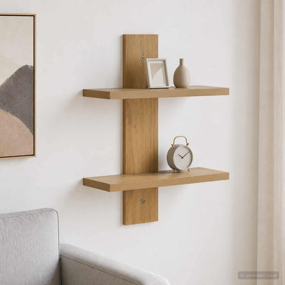 Wall Shelf Artisan Oak 30 x 13.5 x 43 cm Engineered Wood