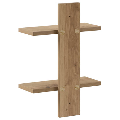 Wall Shelf Artisan Oak 30 x 13.5 x 43 cm Engineered Wood