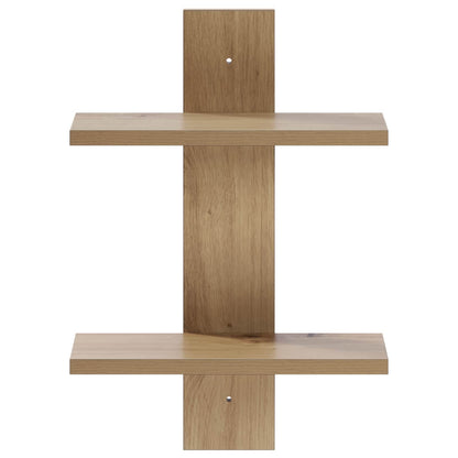 Wall Shelf Artisan Oak 30 x 13.5 x 43 cm Engineered Wood