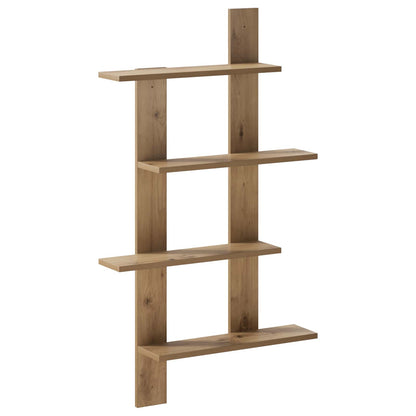 Wall Shelf Artisan Oak 61 x 13.5 x 105 cm Engineered Wood