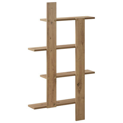 Wall Shelf Artisan Oak 61 x 13.5 x 105 cm Engineered Wood