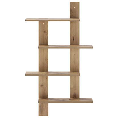 Wall Shelf Artisan Oak 61 x 13.5 x 105 cm Engineered Wood