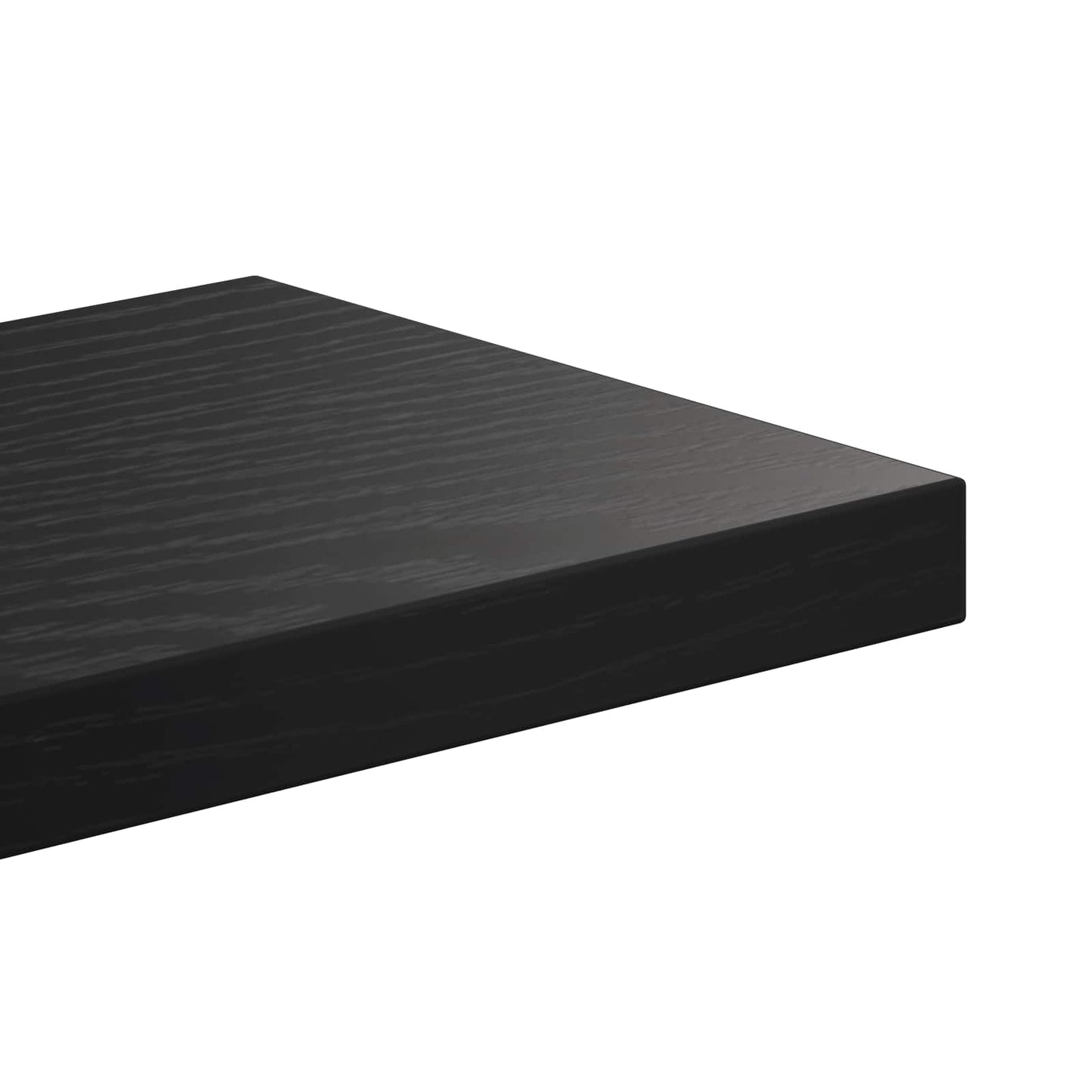 Wall Shelf Black Oak 85 x 13.5 x 73.5 cm Engineered Wood