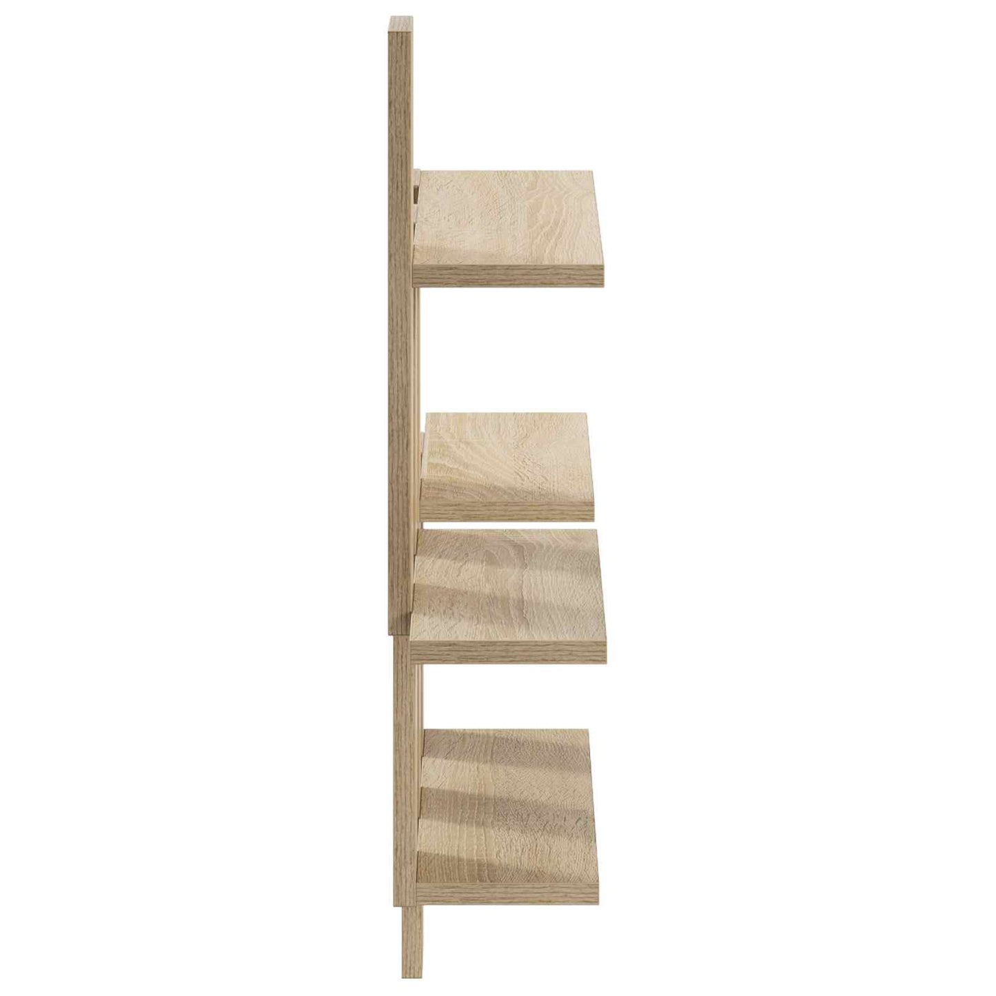 Wall Shelf Sonoma Oak 85 x 13.5 x 73.5 cm Engineered Wood
